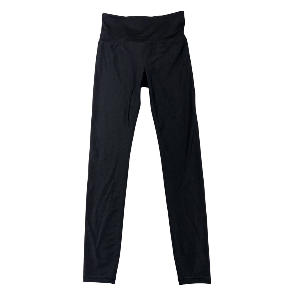 Athleta Elation Shine Tight Women's Size Small Black Leggings Skinny Sexy Yoga